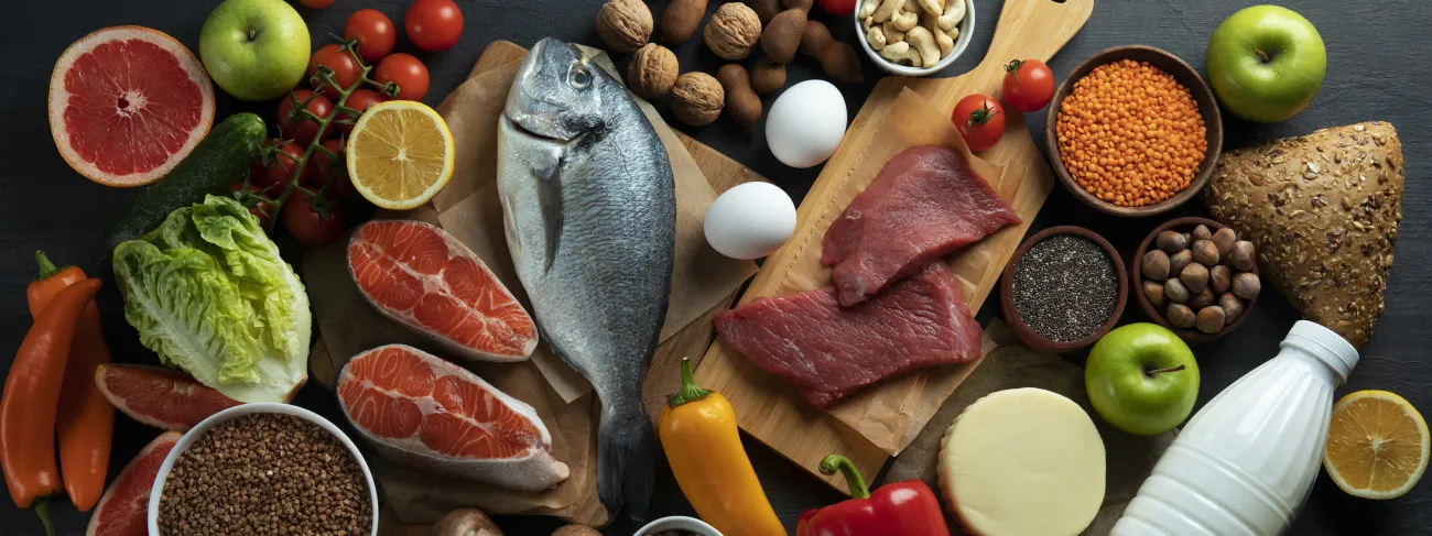 zelazo źródła, ryby mieso orzechy